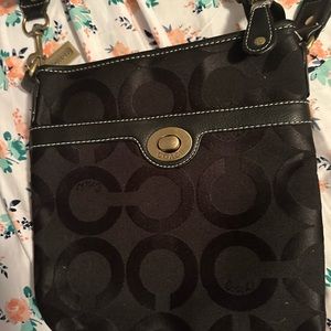 Black coach bag